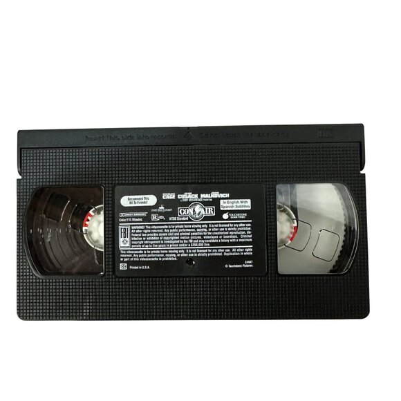 Con Air VHS 1997 Nicolas Cage/John Cusack/John Malkovich R-Rated Action Movie - Picture 3 of 8